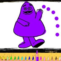 Grimace Coloring Book