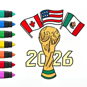 Coloring Book: FIFA World Cup Trophy
