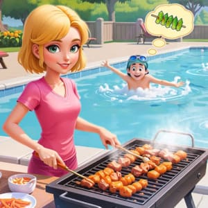 Food Game - Grill Sort