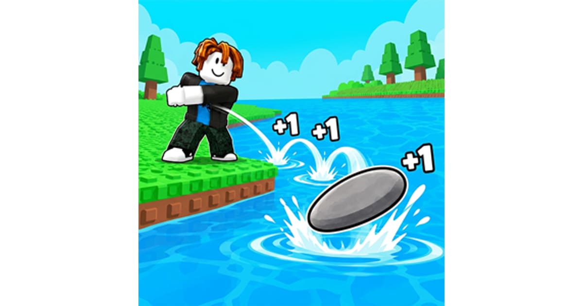+1 Stone Skipping - Roblox Simulation Game