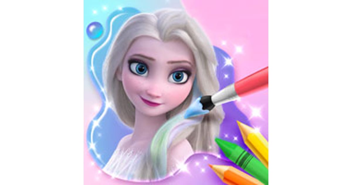 Coloring Book For Elsa Game - Play Online