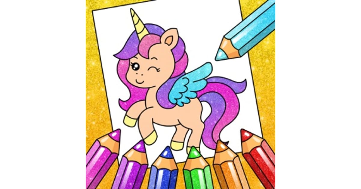Coloring Book: Unicorn Game - Play Online