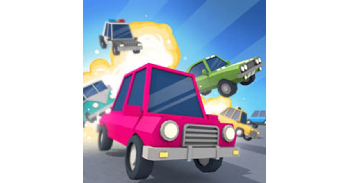 Mini Car Rush - 3D cartoon pixel cars