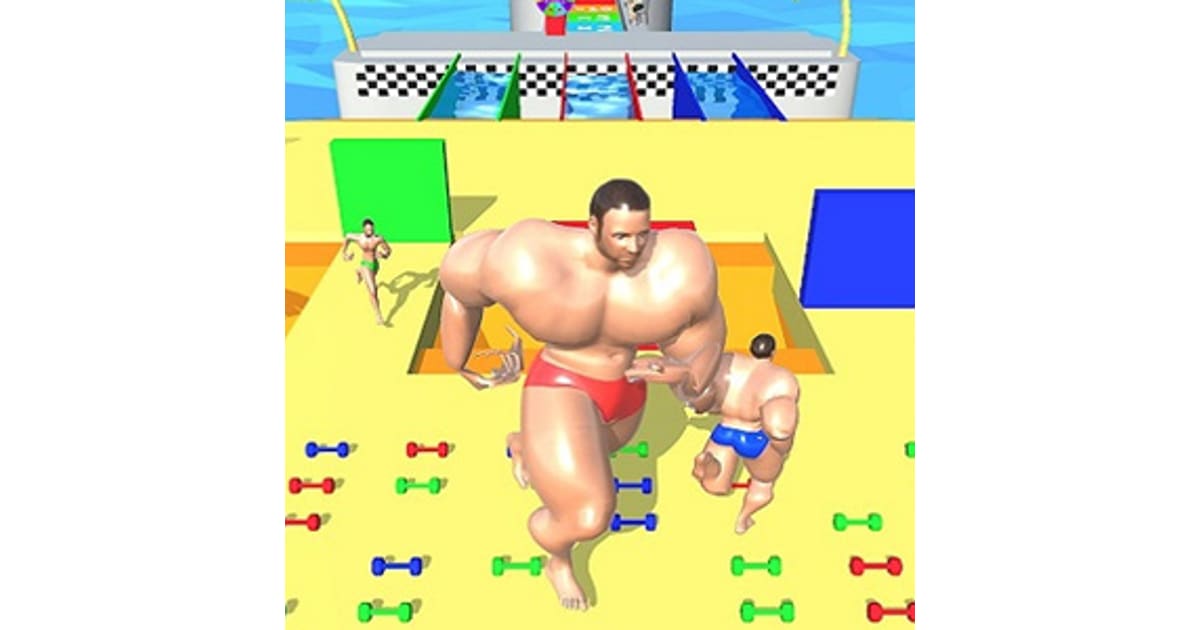 Muscle Bridge Race 3D - Online Running Game