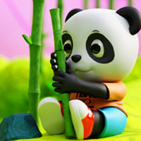 Coloring Book: Two Pandas